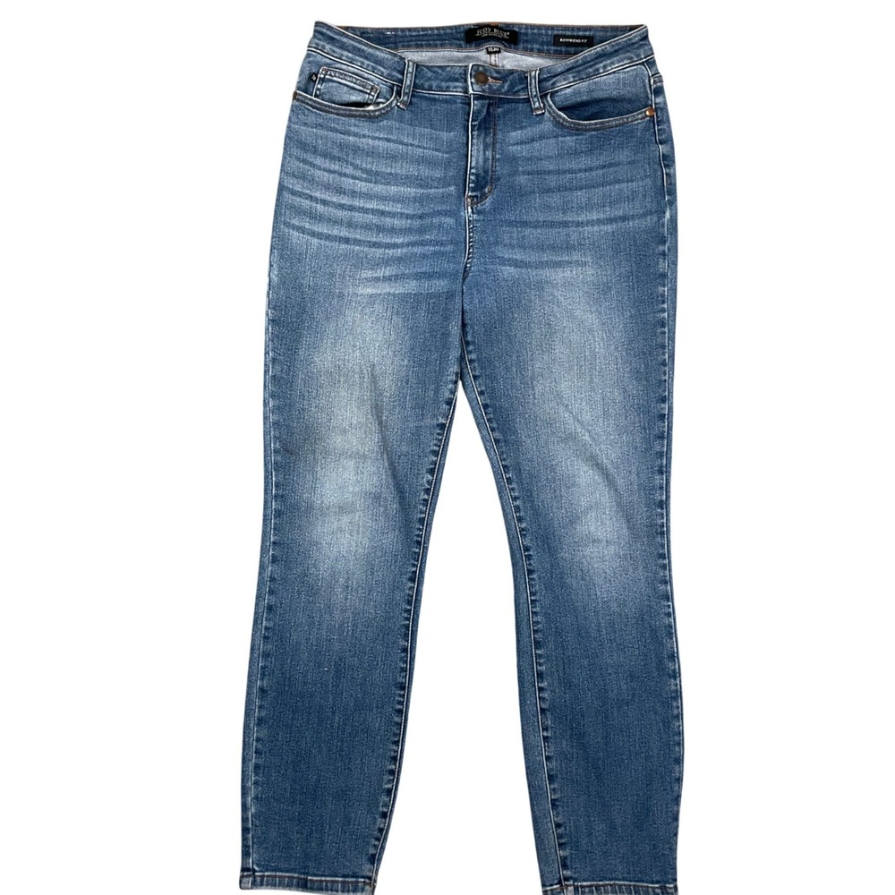 Judy Blue LA Jeans Womens 11/30 Blue Boyfriend Fit Everyday Streetwear‎ Comfort